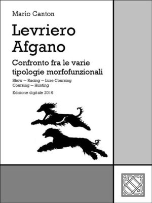 cover image of Levriero Afgano--Afghan Hound